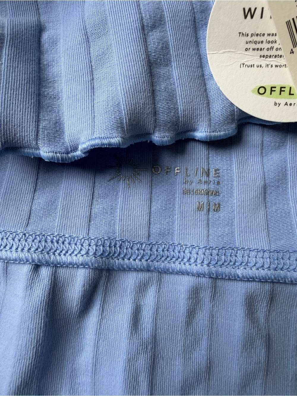 Aerie offline Ribbed Light Blue Tank and Skirt Set - Women - Picture 4 of 6